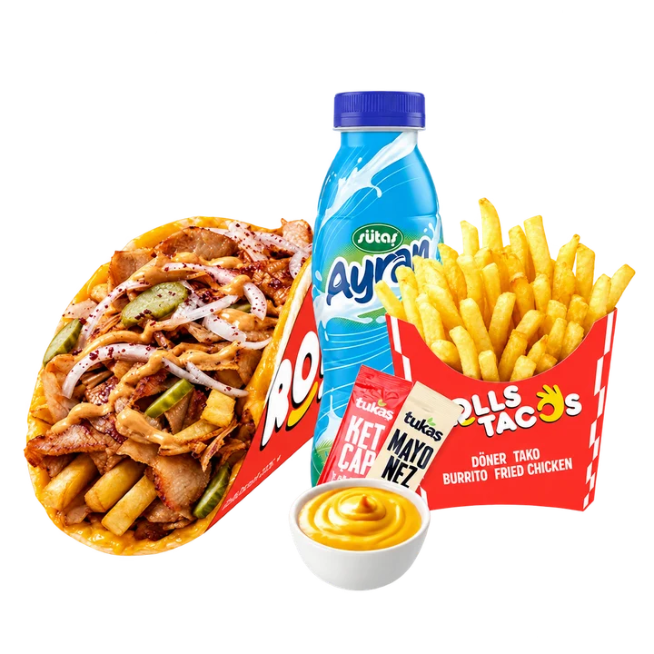 Chicken Döner Taco Menü
