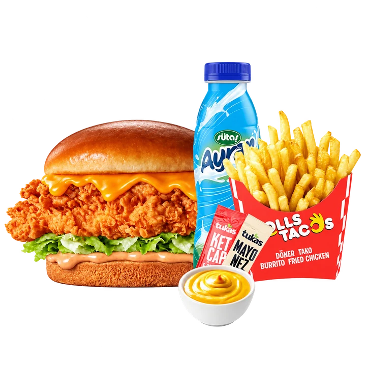 Chicken Tenders Burger Menü