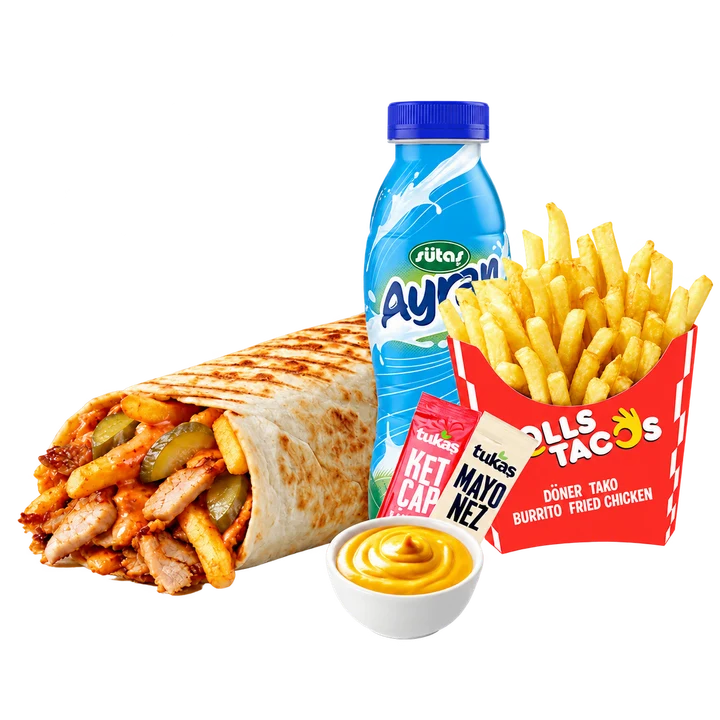Medium Roll's Chicken Döner 75 Menü