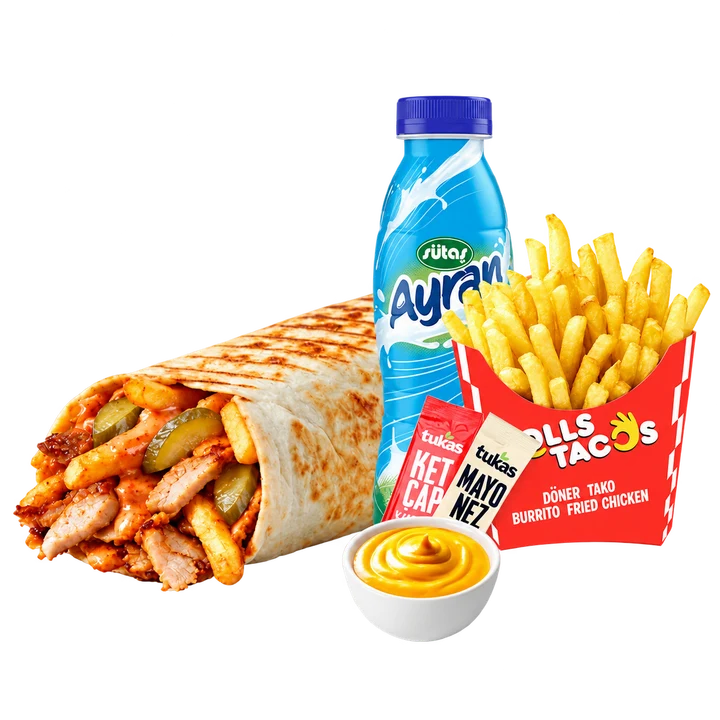 Large Roll's Chicken Döner 100 Menü
